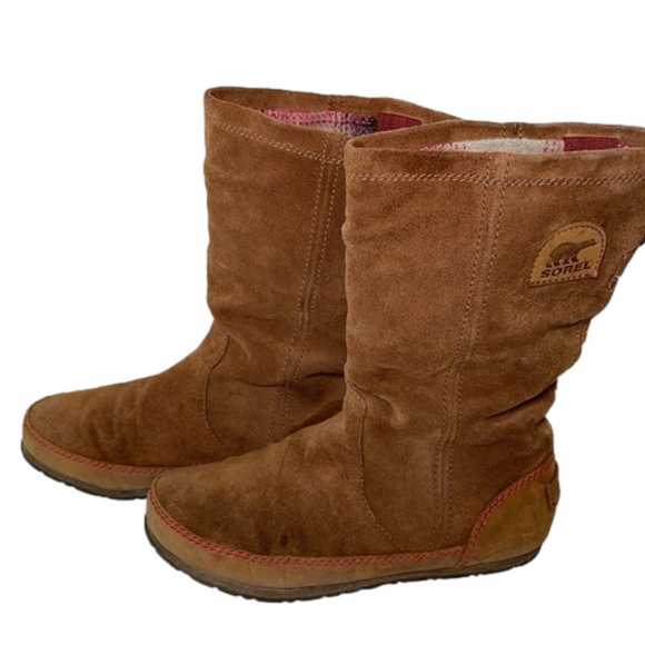 Sorel Shoes - SOREL Leather Moccasin Boots Woman’s Size 6